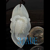 White Jade Scorpion Pendant under Studio light