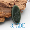 Natural Hetian Nephrite Jade Carving: Bunny / Rabbit Pendant