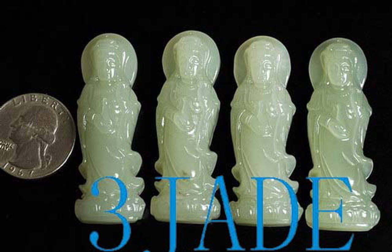 nephrite jade Guanyin pendant wholesale