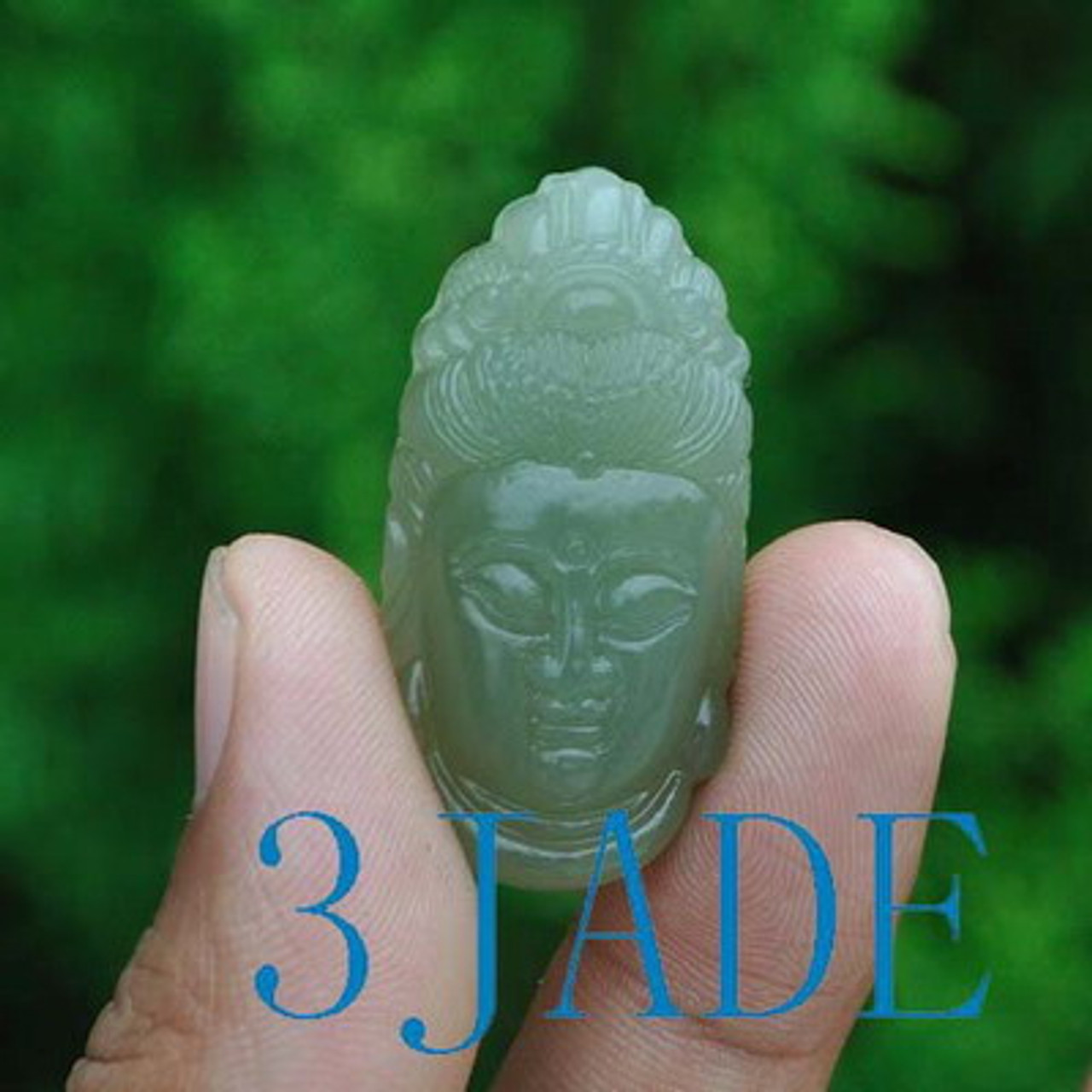 jade Kwan Yin pendant