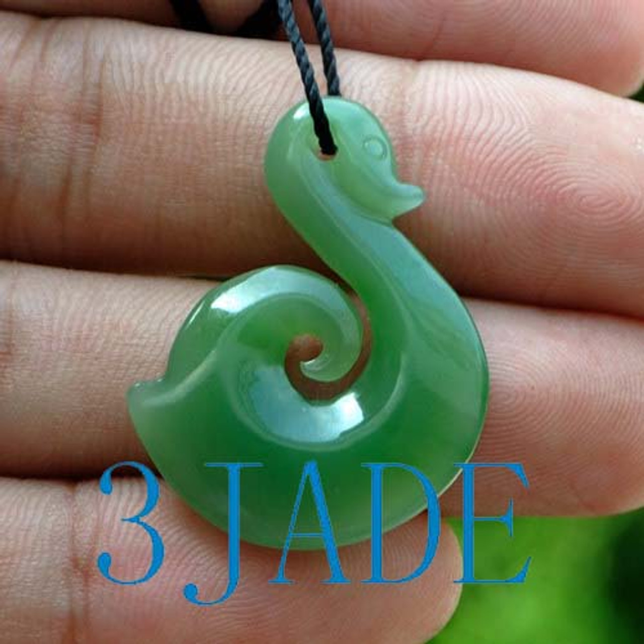 jade Koru pendant