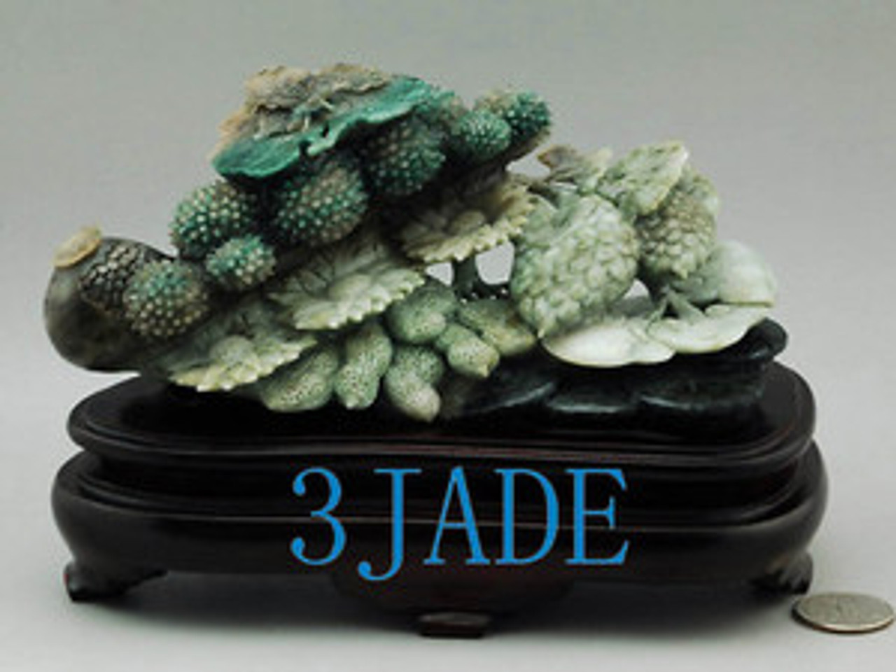 Natural Dushan Jade Carving/Sculpture/Statue: Harvest