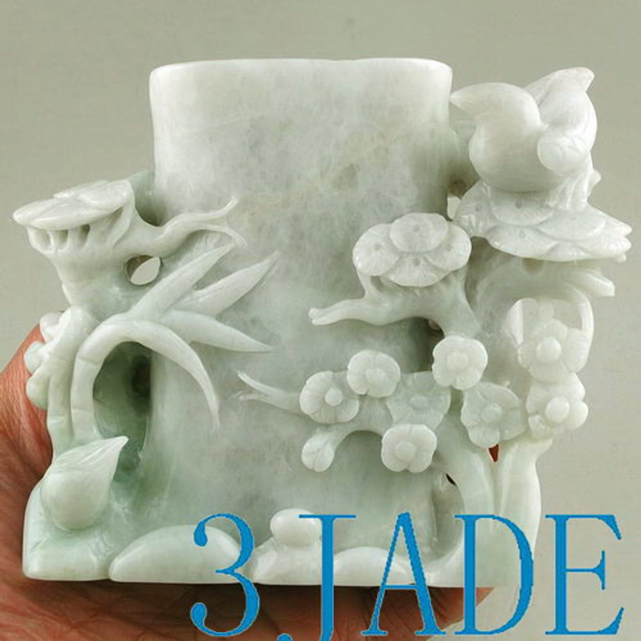 jadeite pen holder