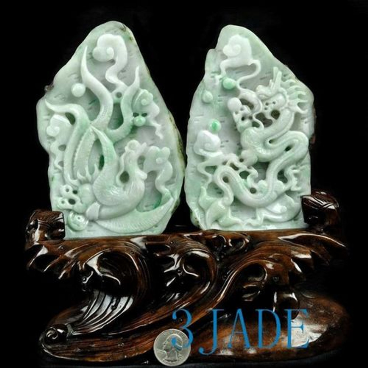 Dragon Phoenix Statues