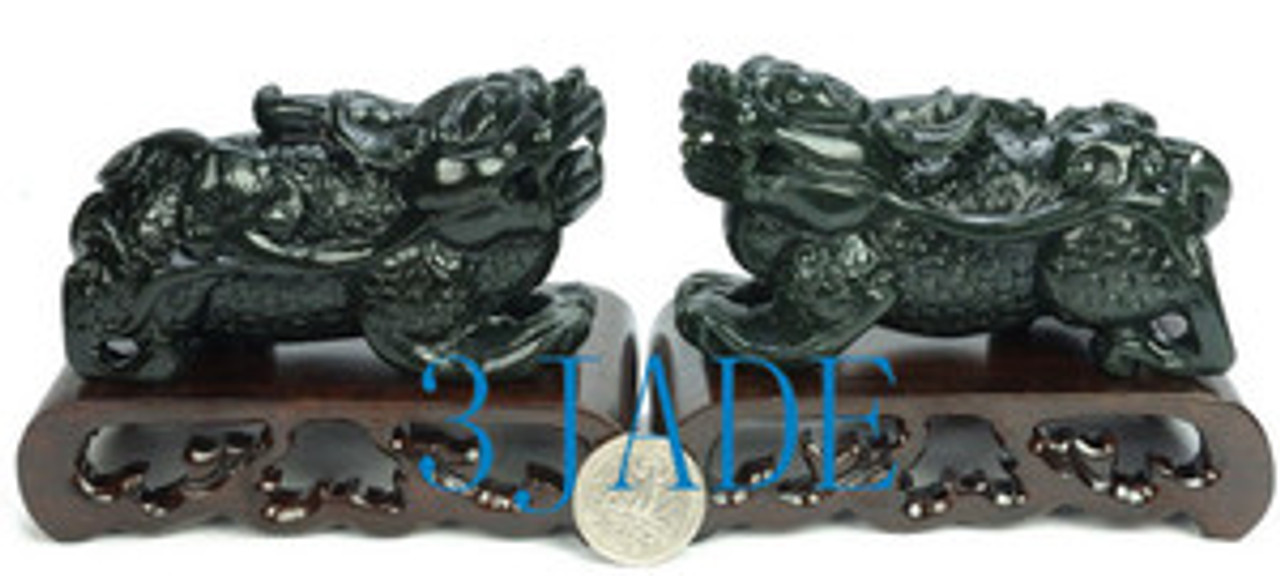 jade Pixiu Statues