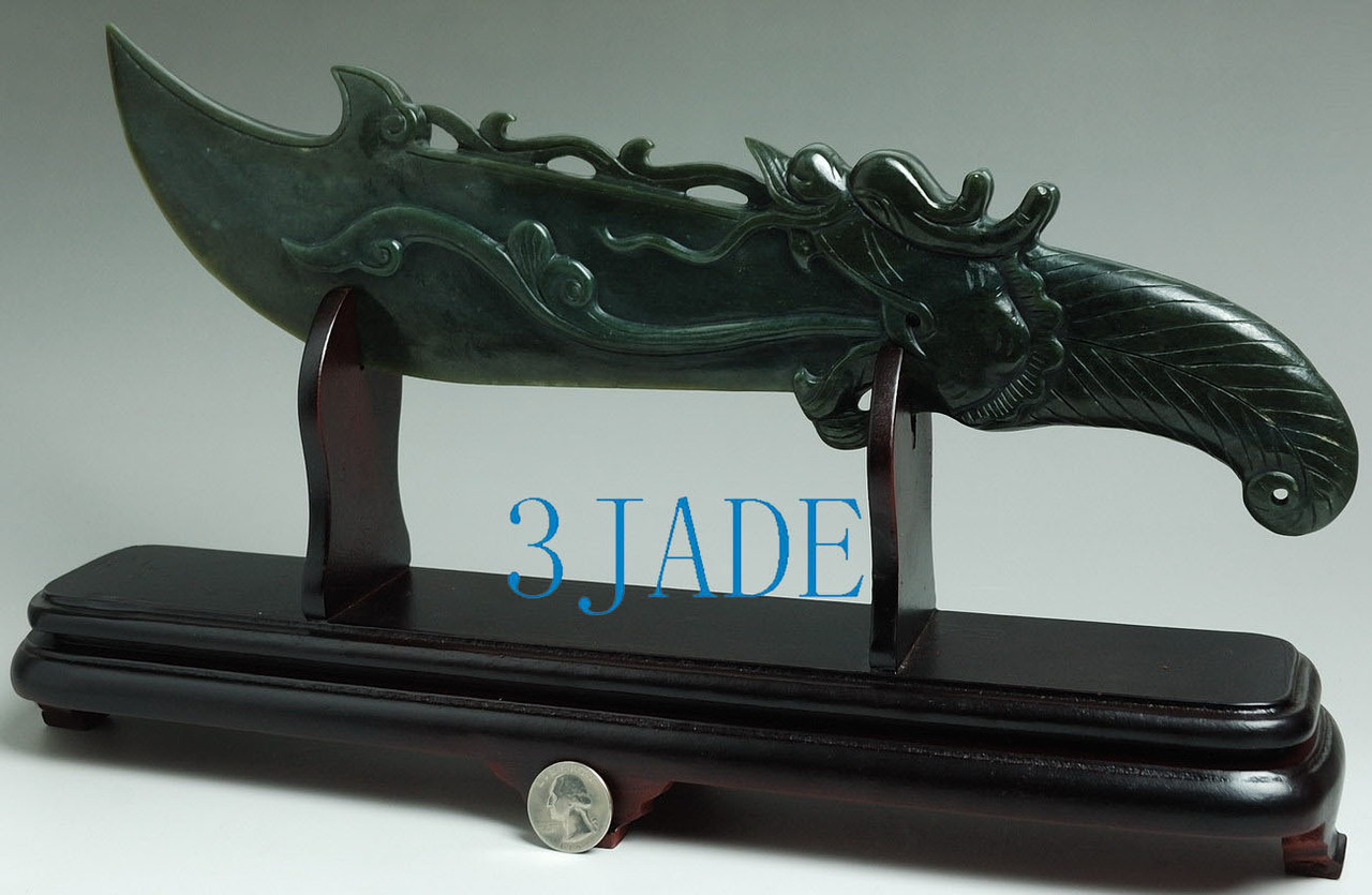 Jade Sword Statue