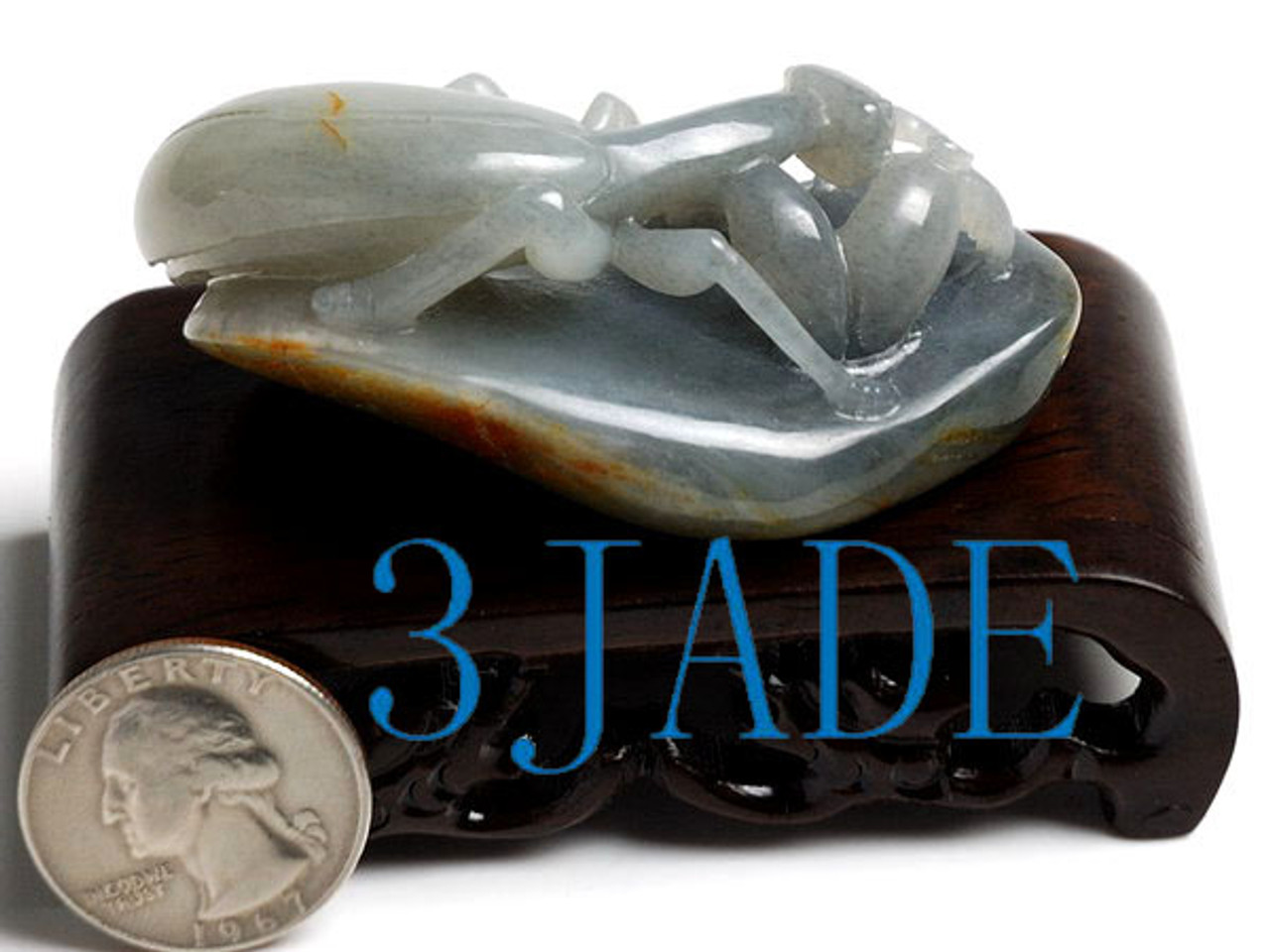 Jade Mantis Statue