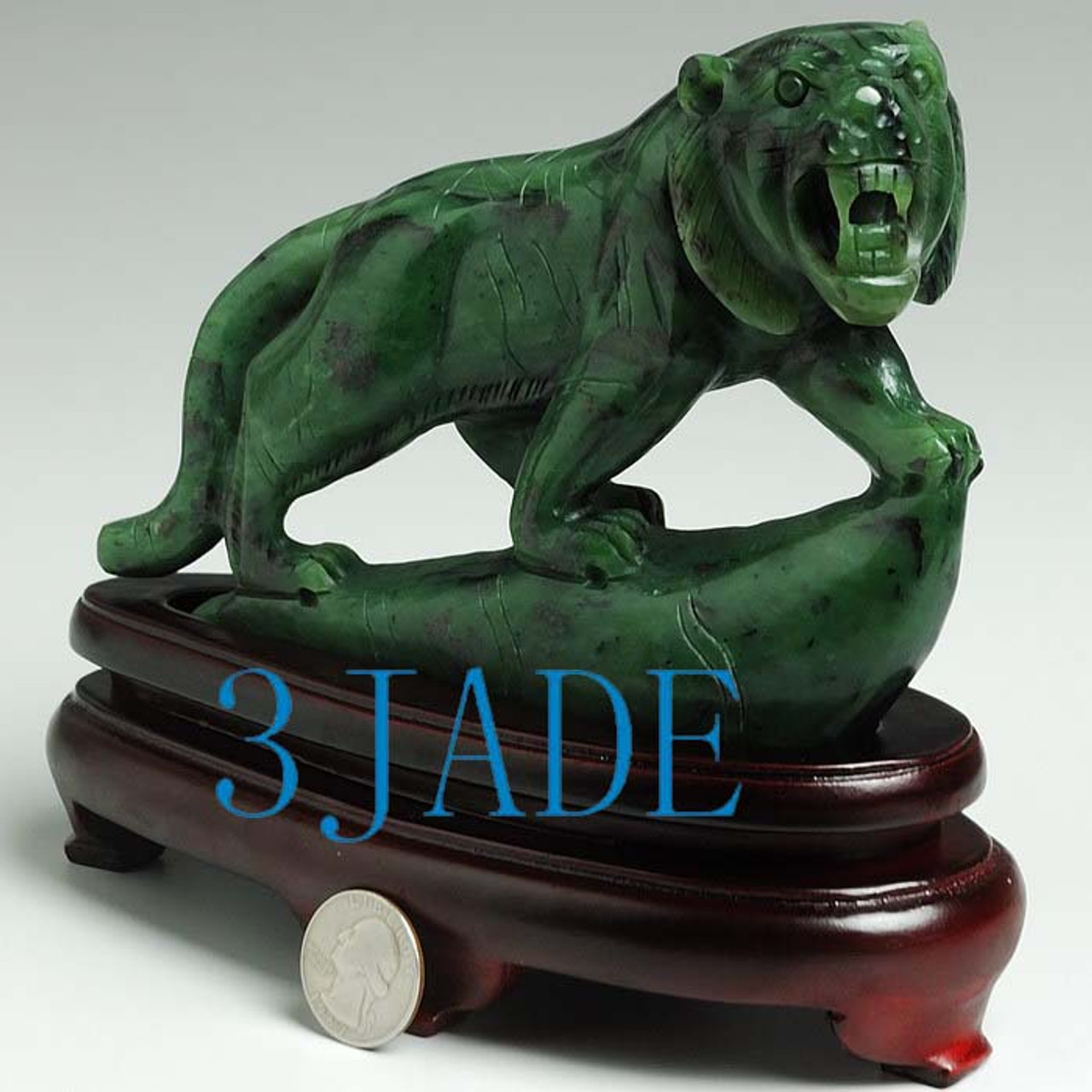 Jade Tiger Sculpture