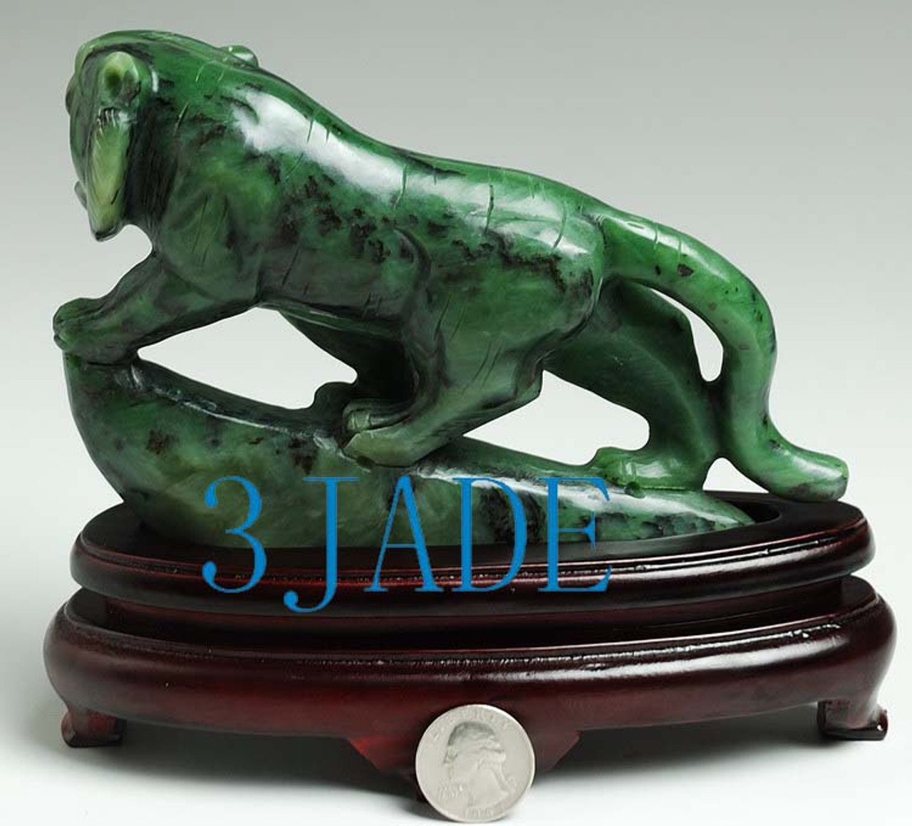 Nephrite jade Tiger