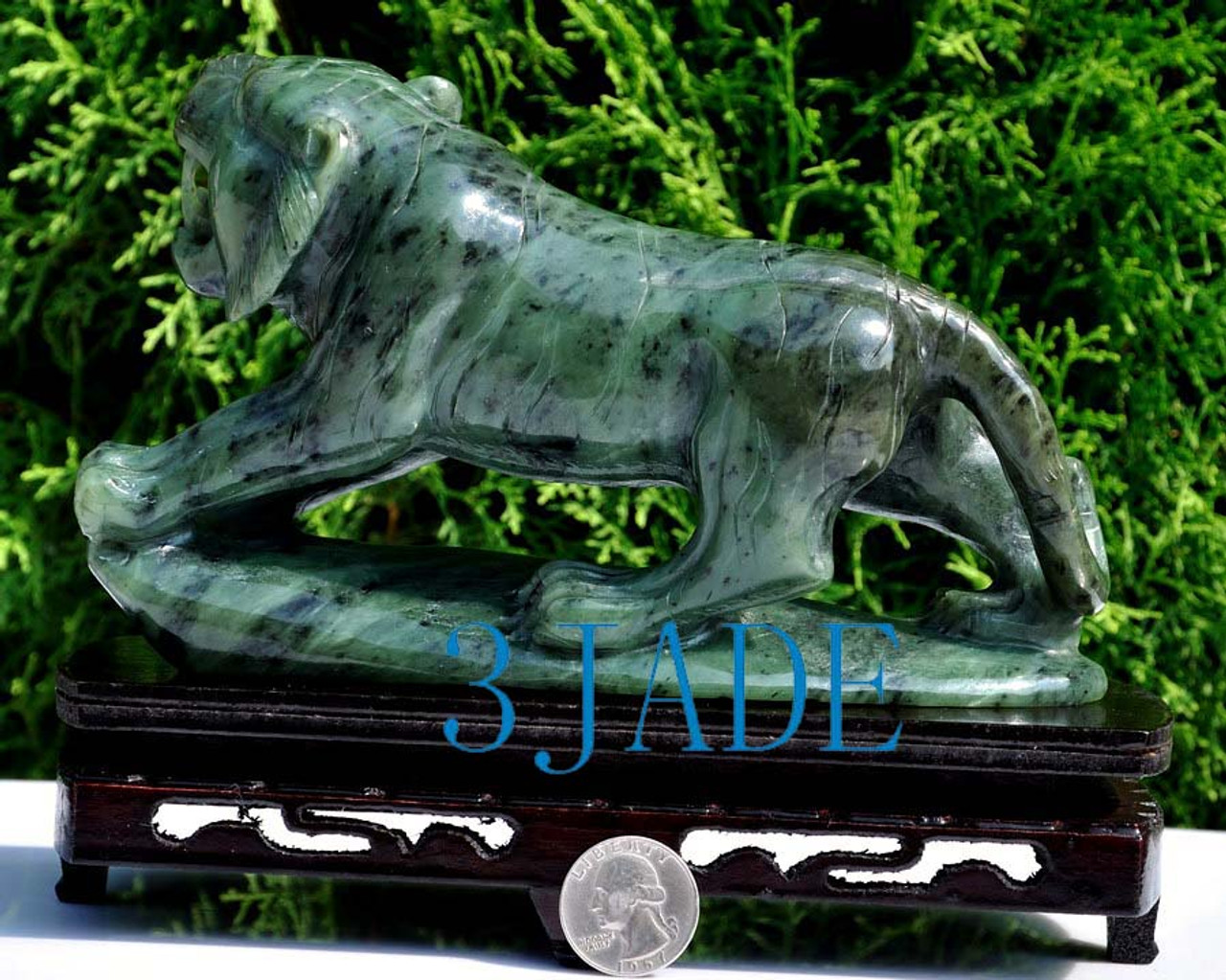 Nephrite jade Tiger