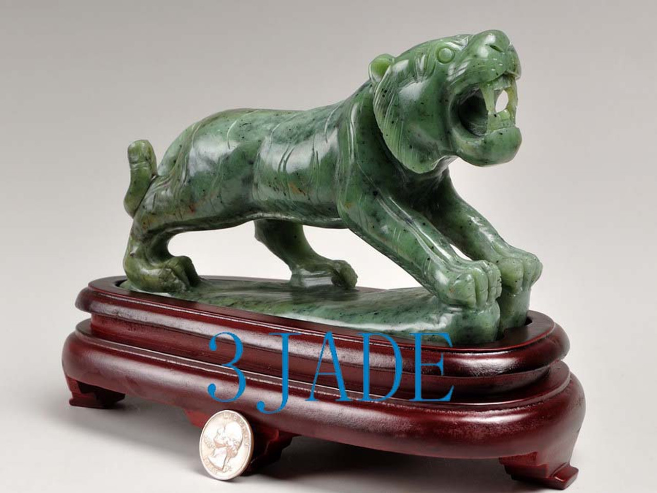 Nephrite jade Tiger