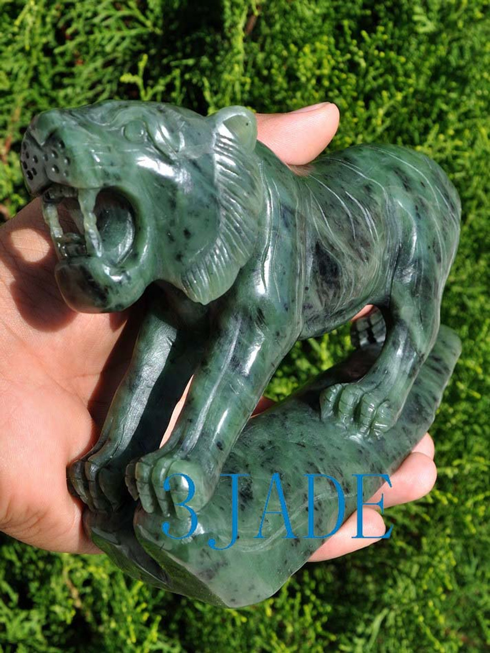 Jade Tiger Sculpture