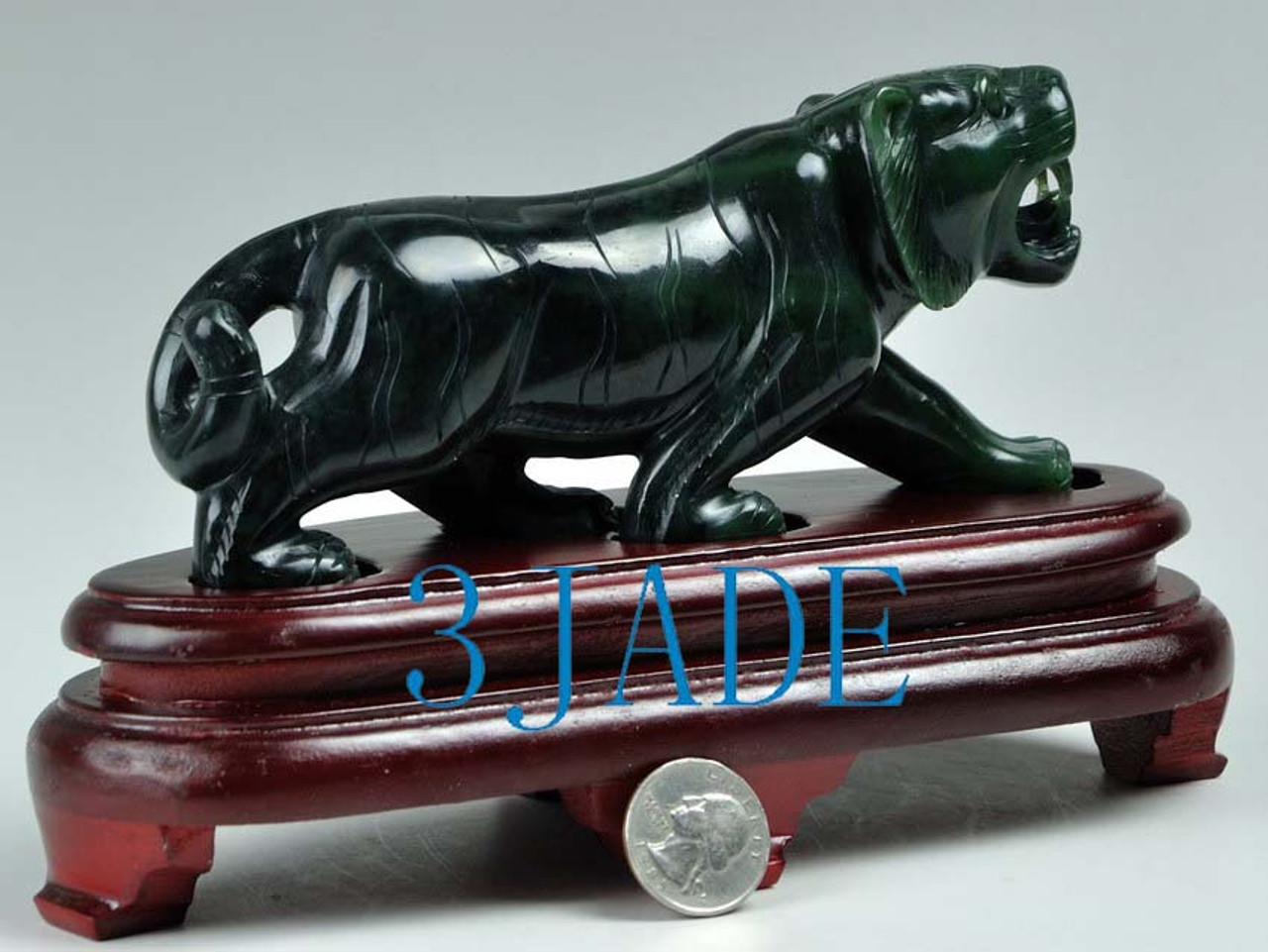 Jade Tiger Sculpture