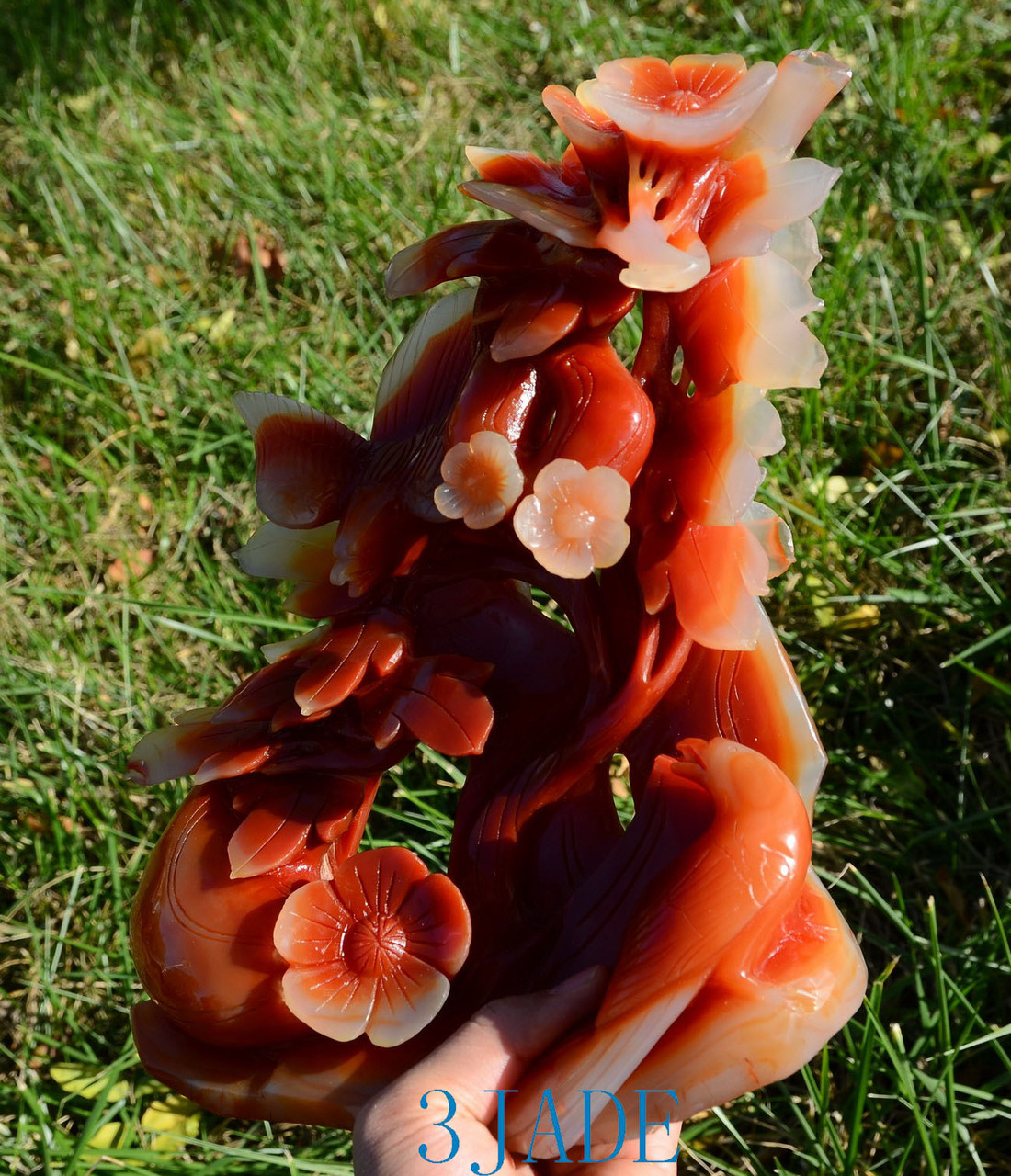 Red Agate Sculpture