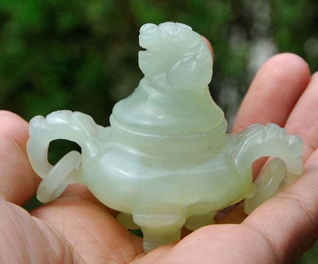 Chinese Xiu jade censer