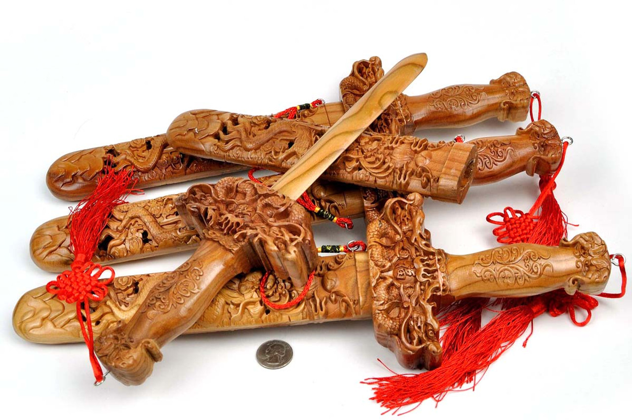 Peach Wood Taoist Demon Exorcism Tool