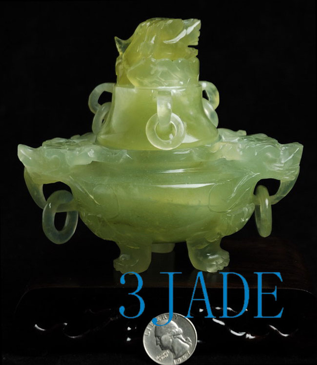 Carved Jade Censer