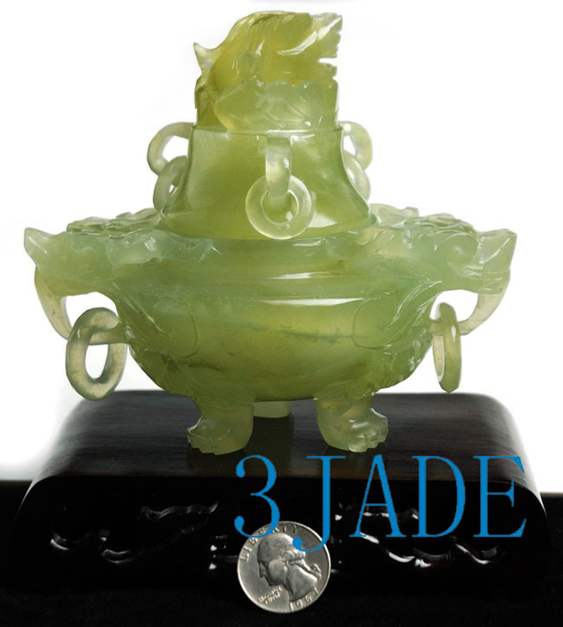 Jade Foo Dog Censer