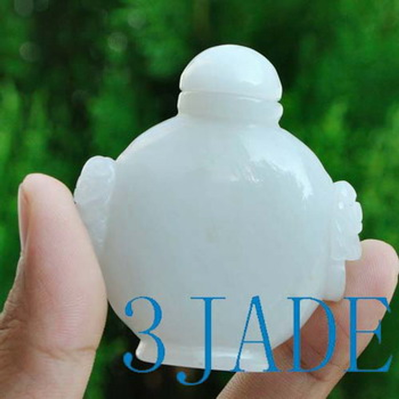 Hand Carved Natural Xinjiang / Sinkiang Desert Gobi Stone Snuff Bottle -N009105