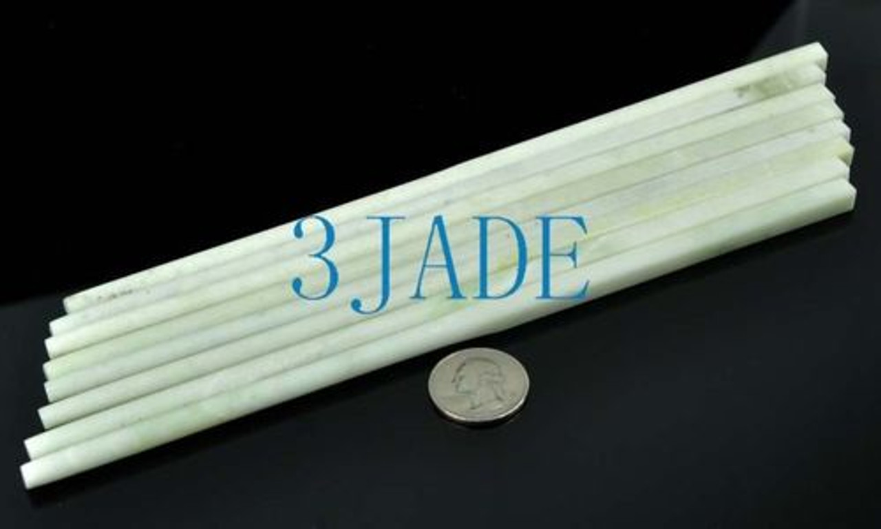 4 Pairs of Natural Stone / Chinese Lantian Jade Chopsticks, wholesale