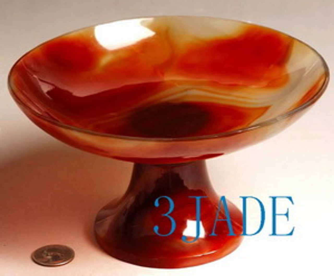 Red Agate Fruit Tray