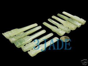 Natural Serpentine Stone Cigarette Holder