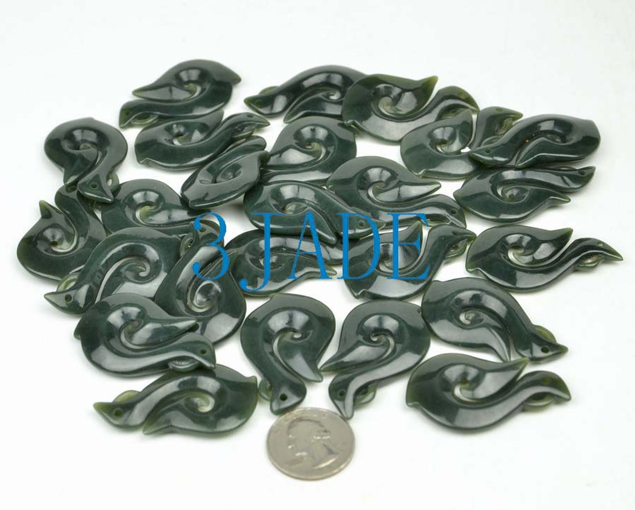 Jade Maori Fish Hook