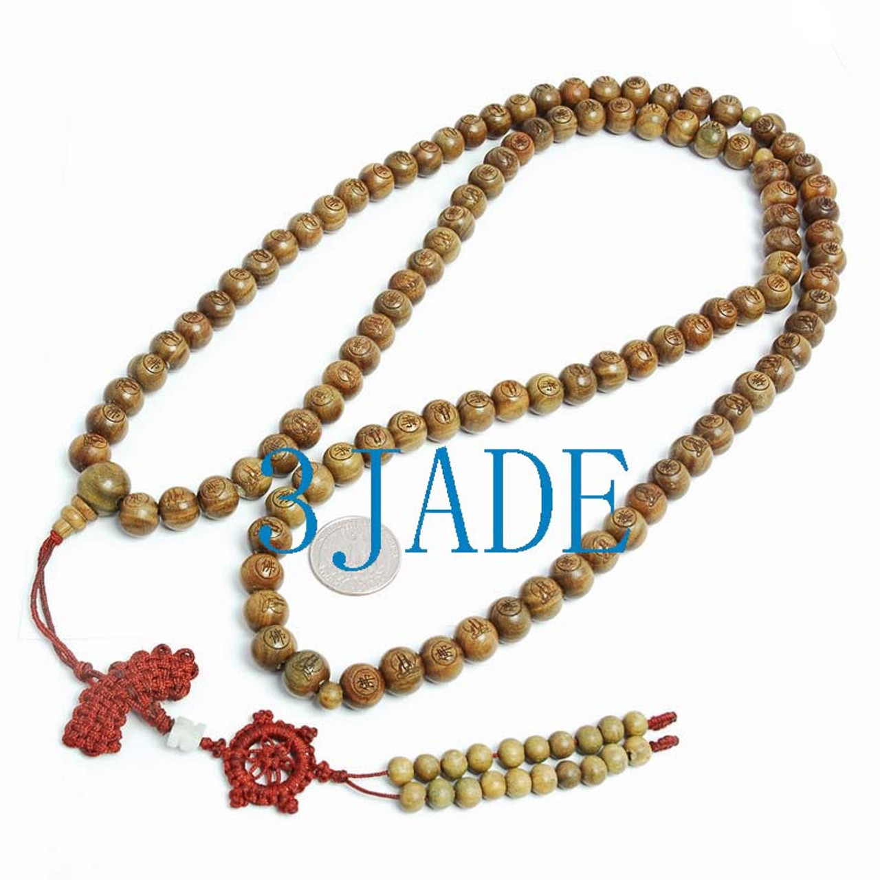 Sandalwood Mantra Meditation Buddhist 108 Prayer Beads Mala