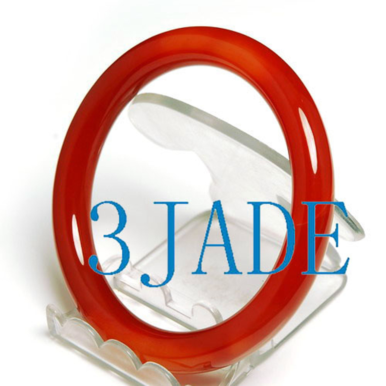 60mm red agate bangle