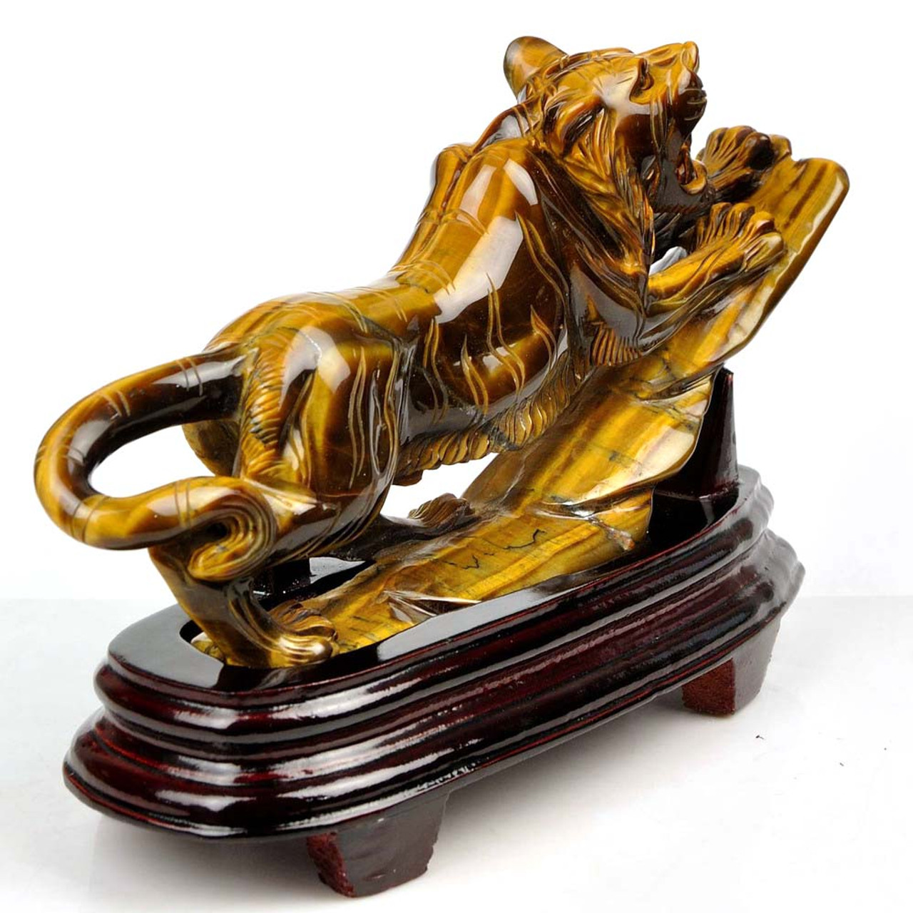 tiger's eye tiger Carving