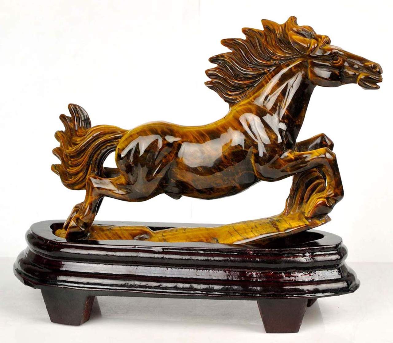 tiger's eye Horse Statue