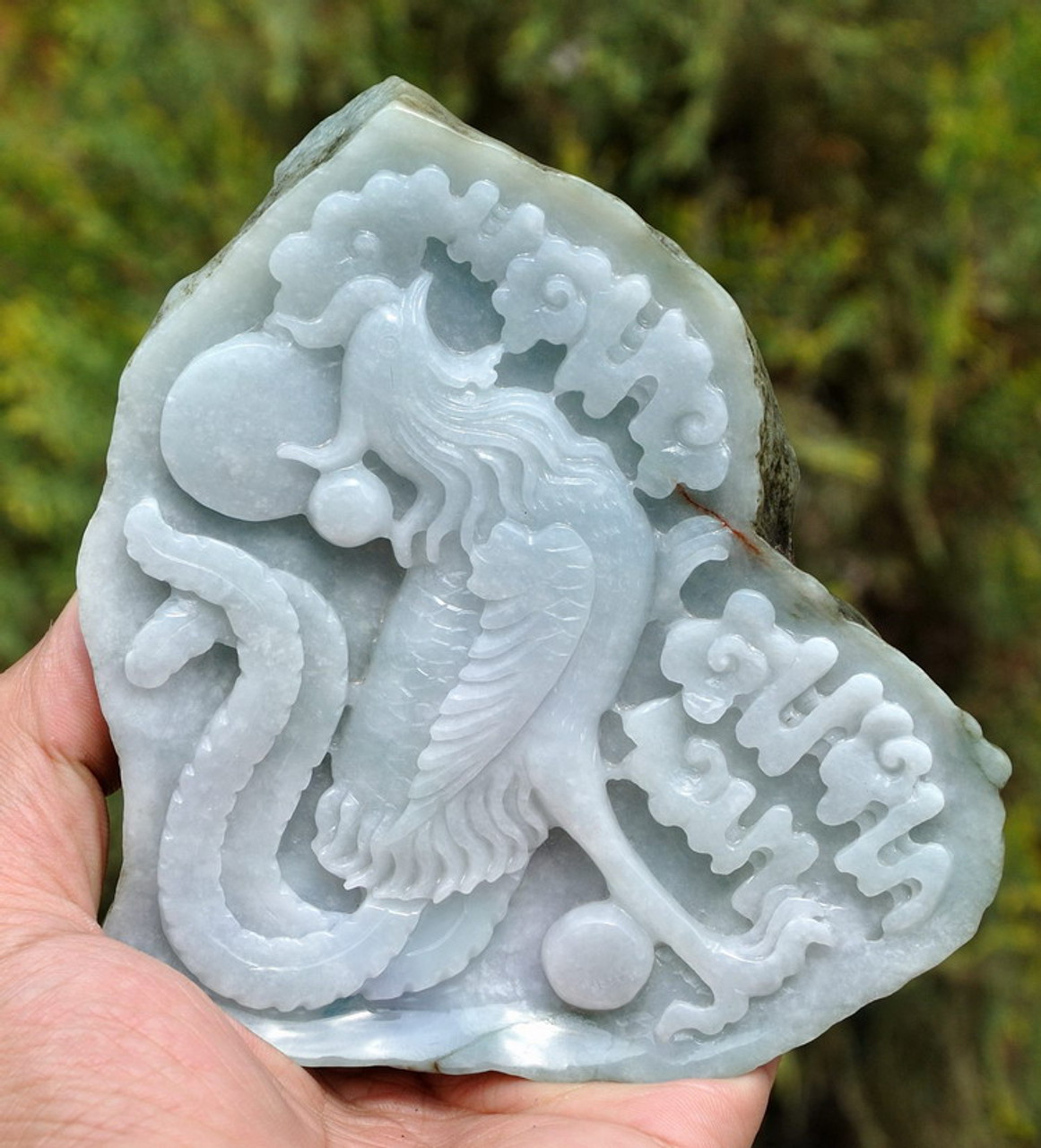 jadeite Phoenix Carving