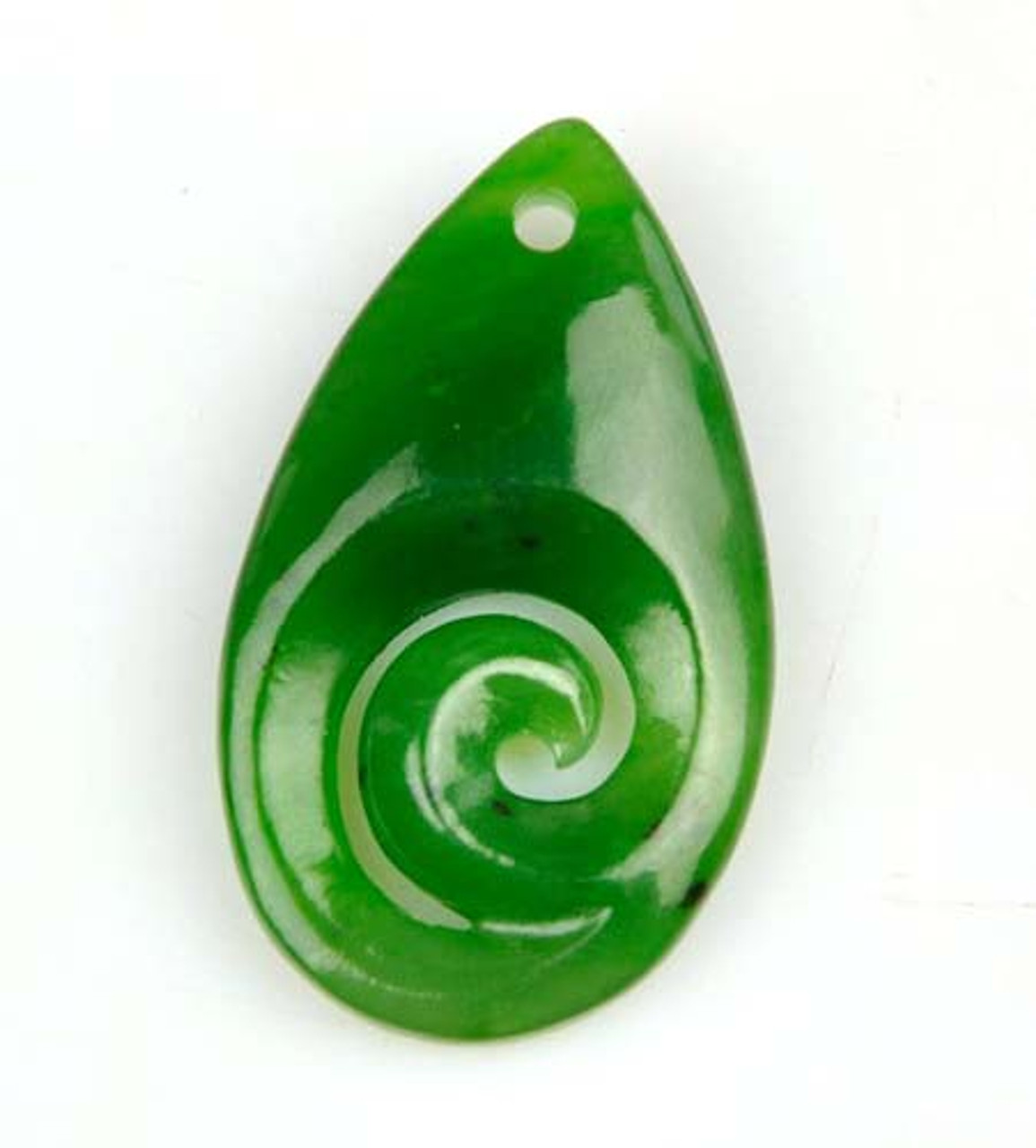 green jade swirl spiral