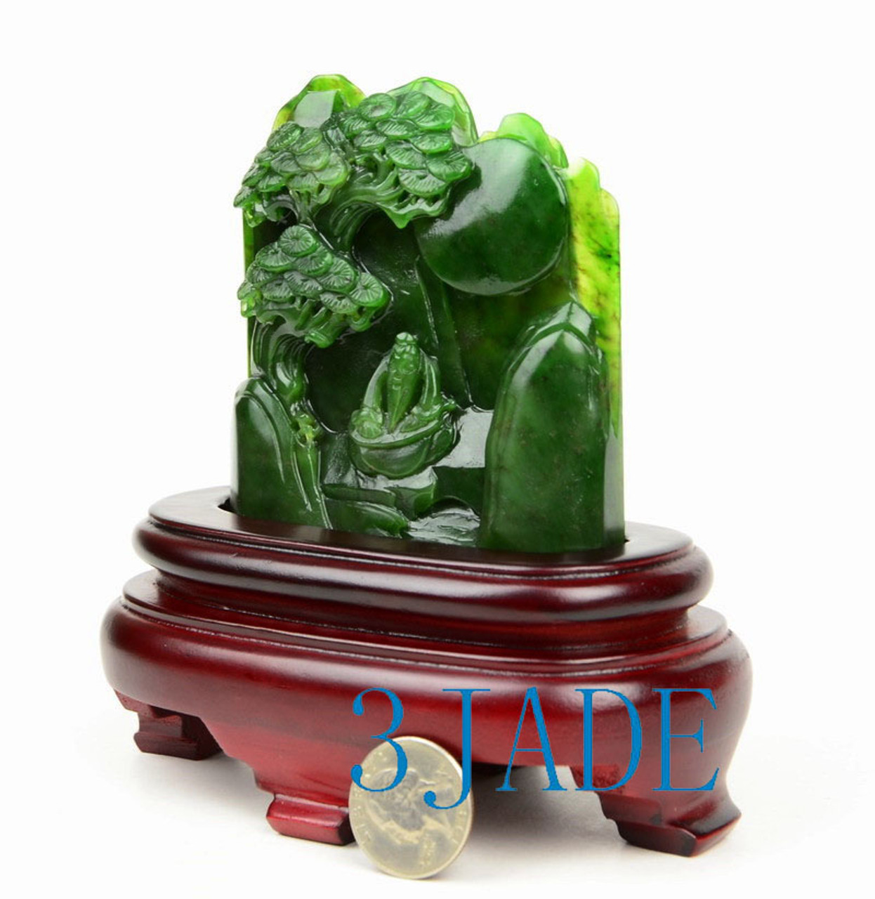 Jade Mountain Statue