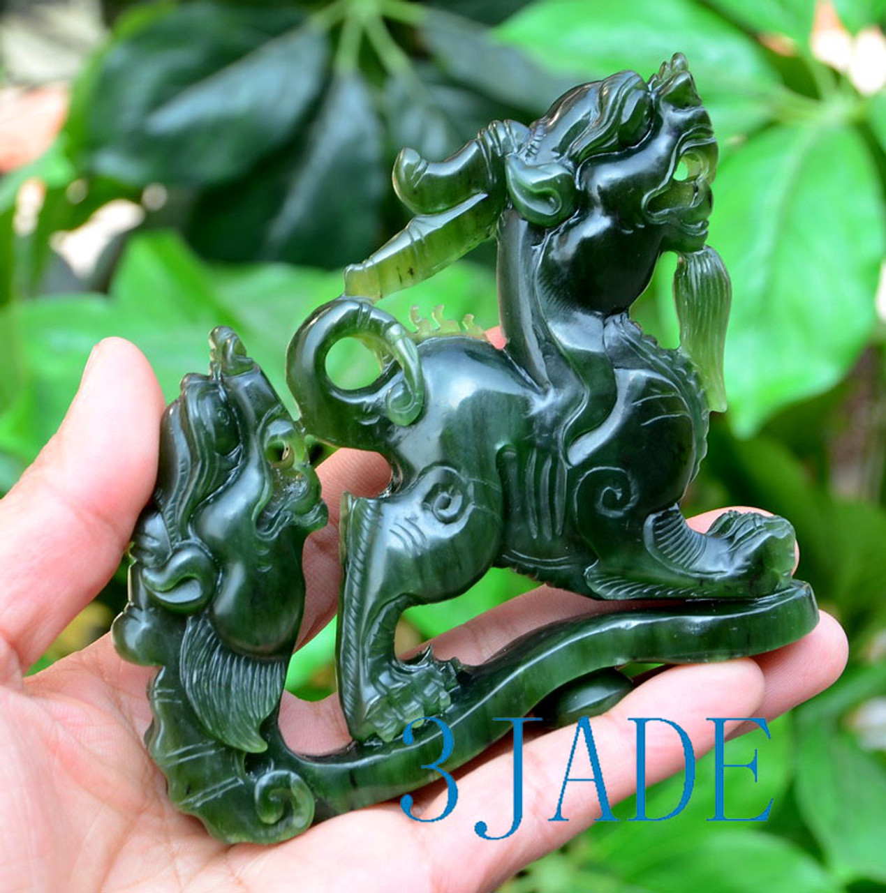 natural jade pixiu bixie