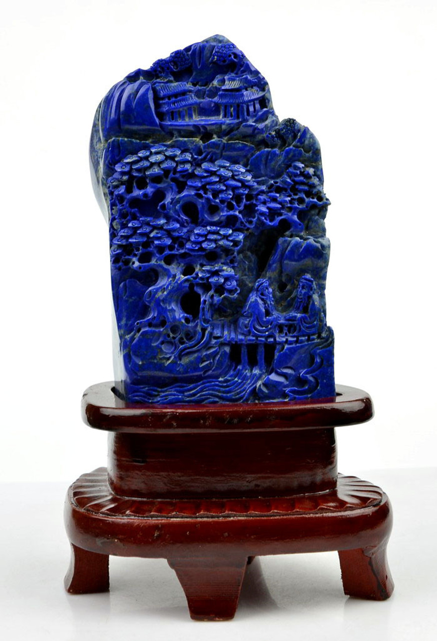 Lapis Lazuli carving