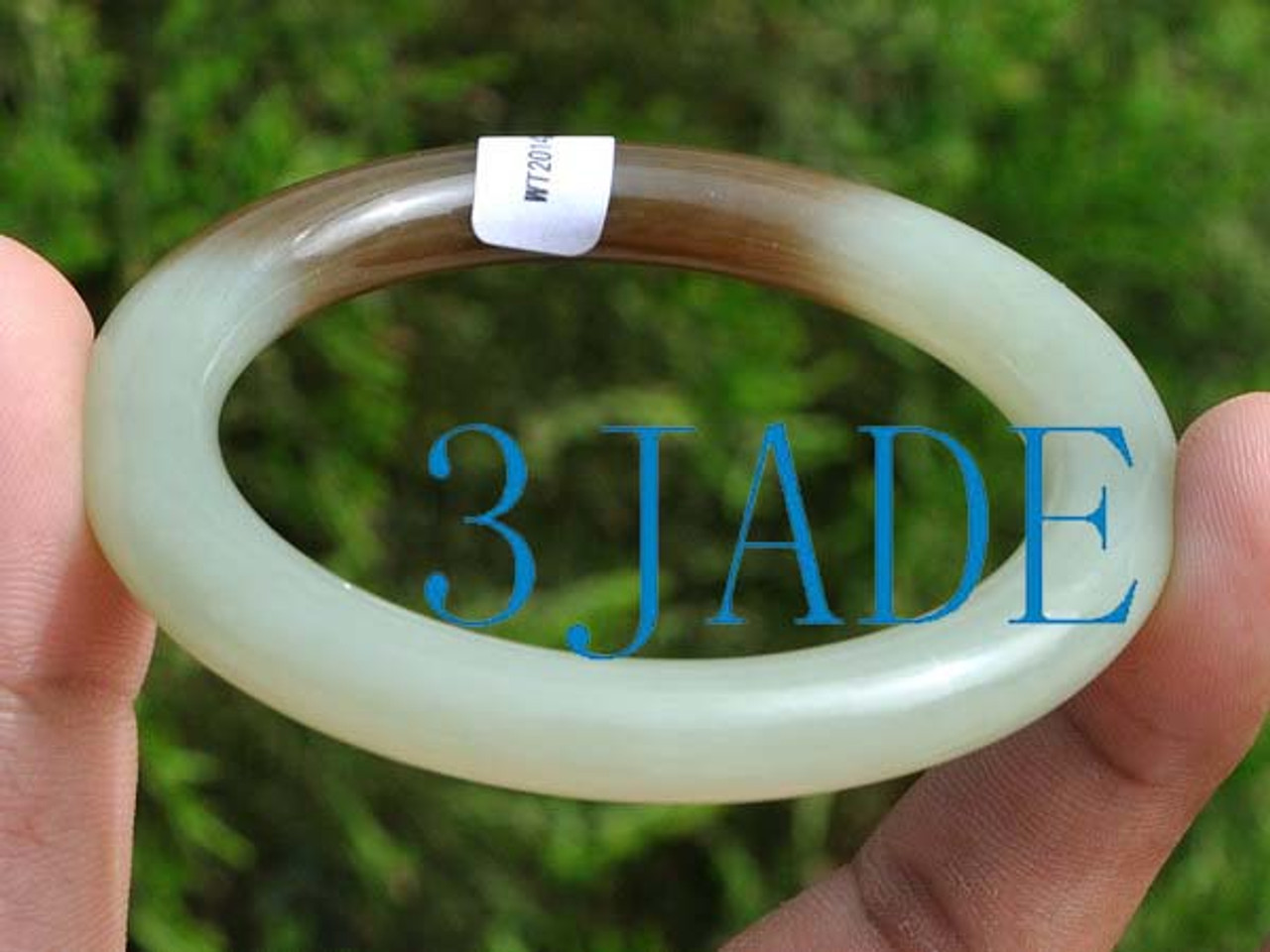 57mm Brown Hetian Jade Bangle