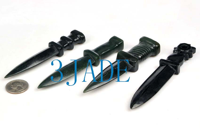 nephrite jade spears