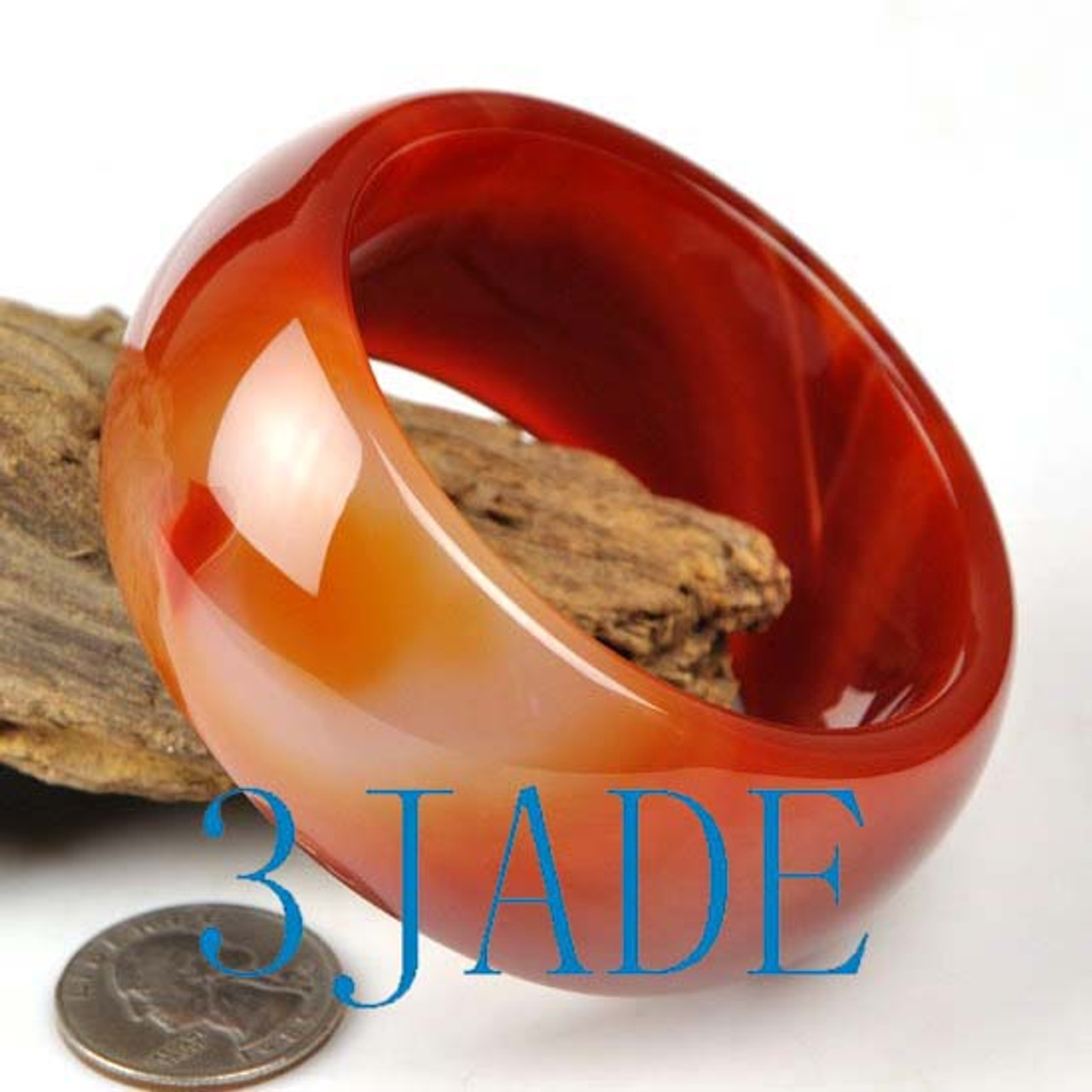 Red Agate Bangle 