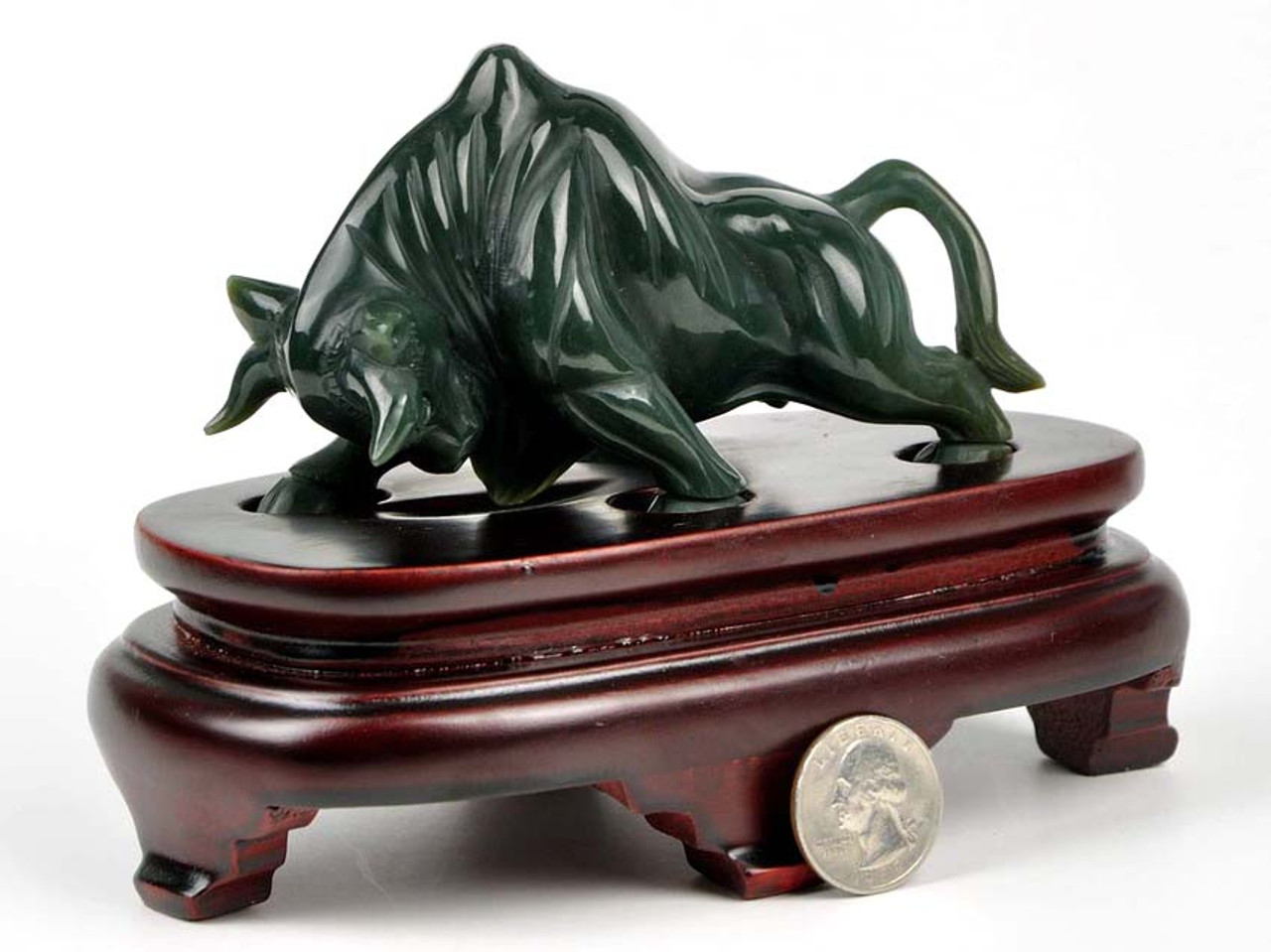 Gemstone bull Sculpture 