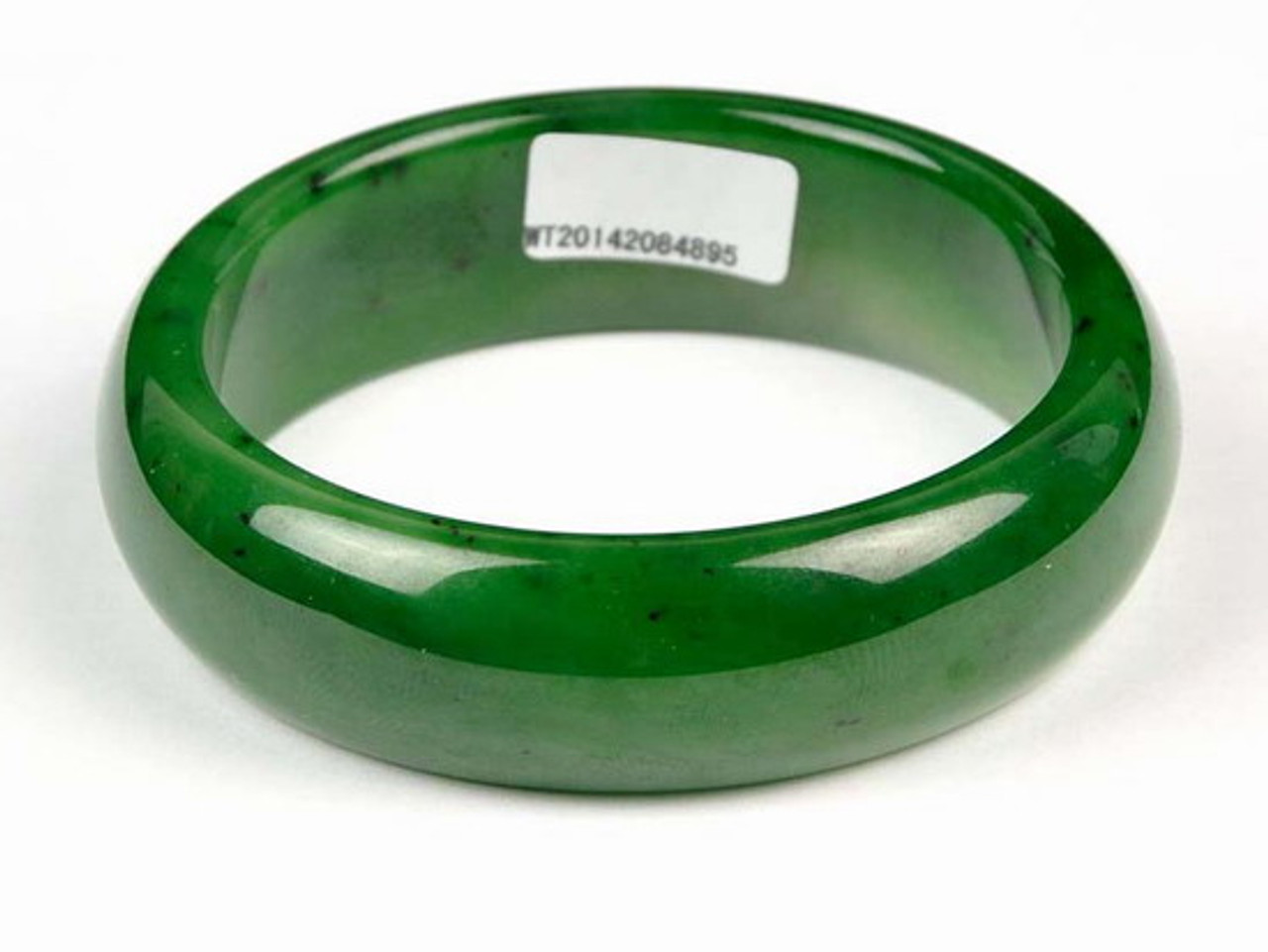 59mm green nephrite jade bangle