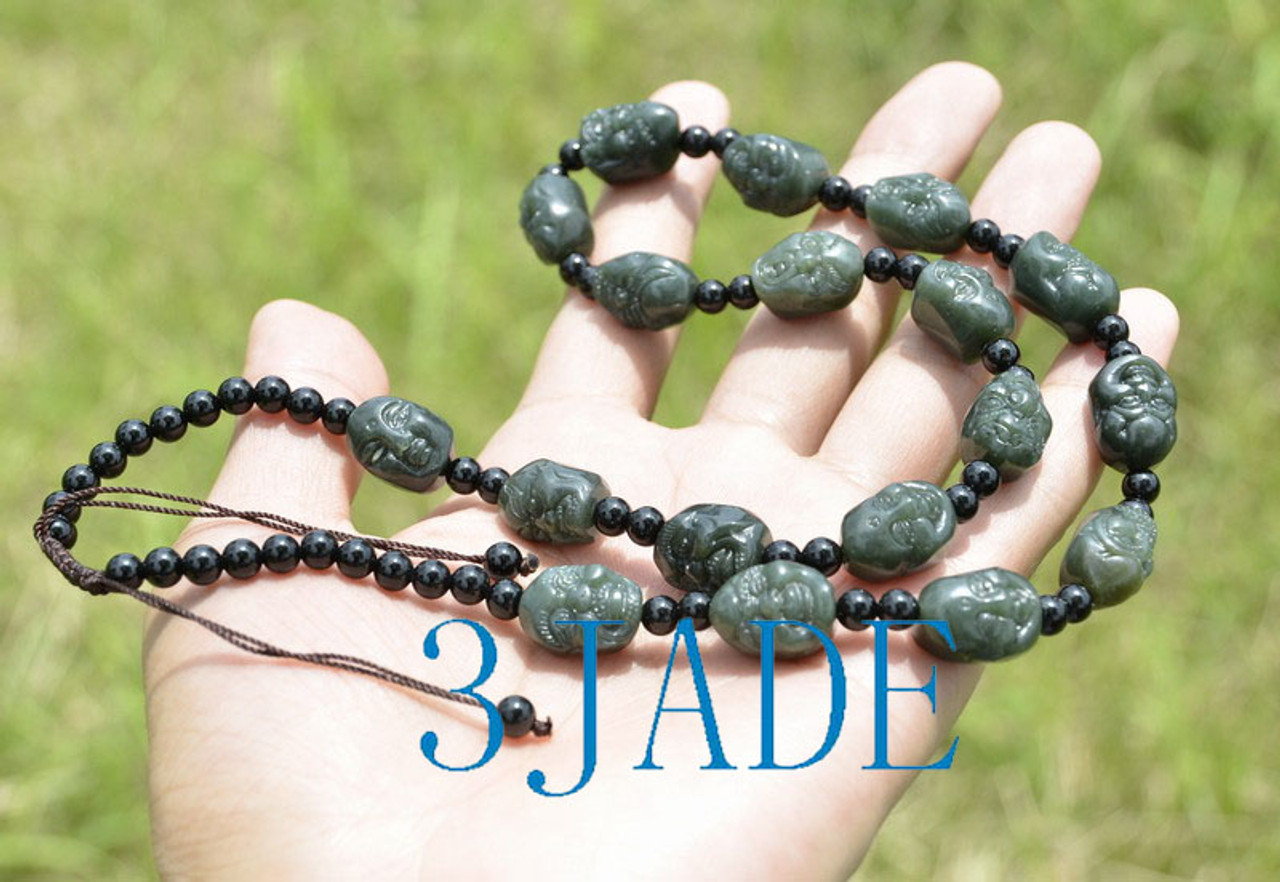 jade Arhat beads