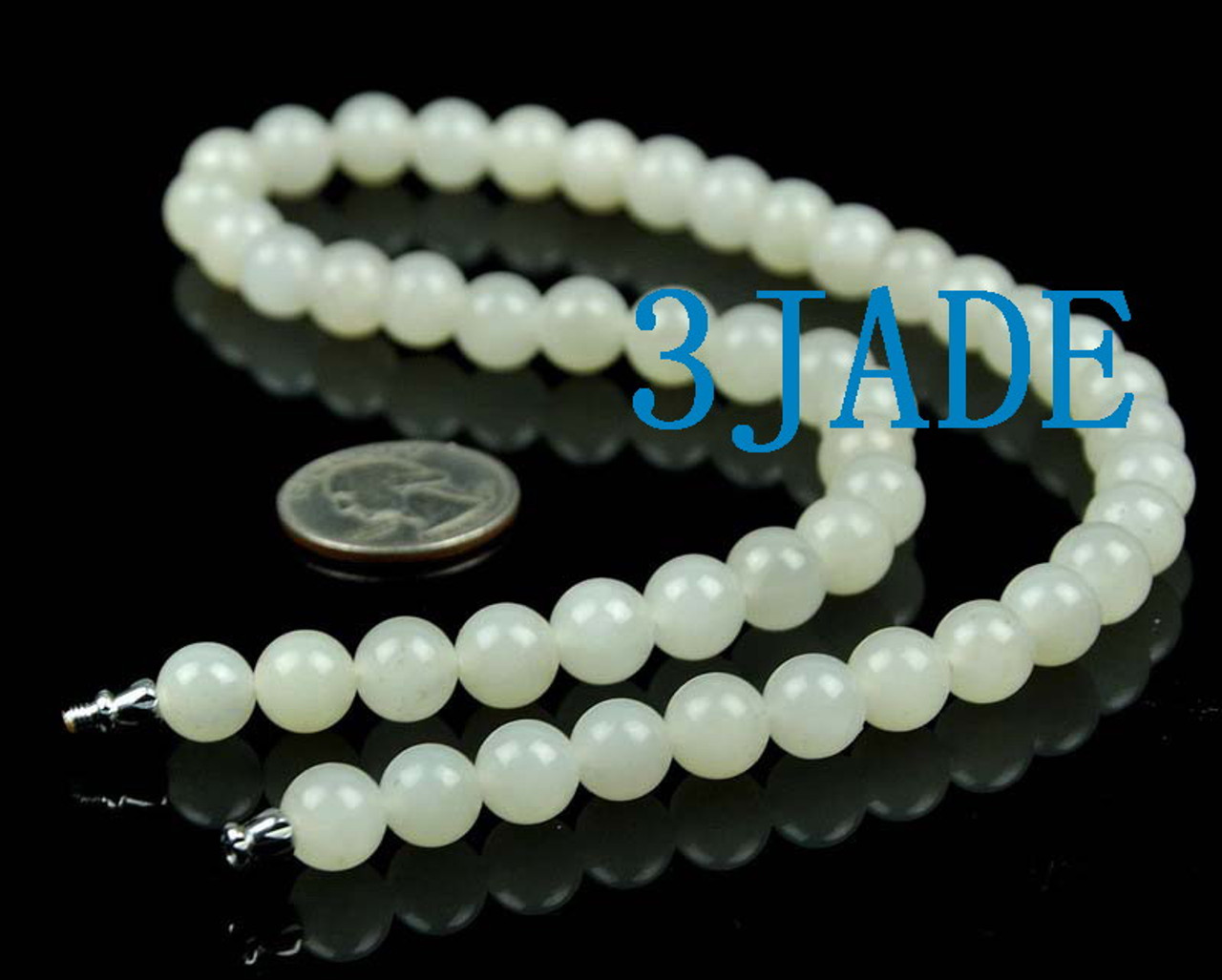 Hetian jade necklace