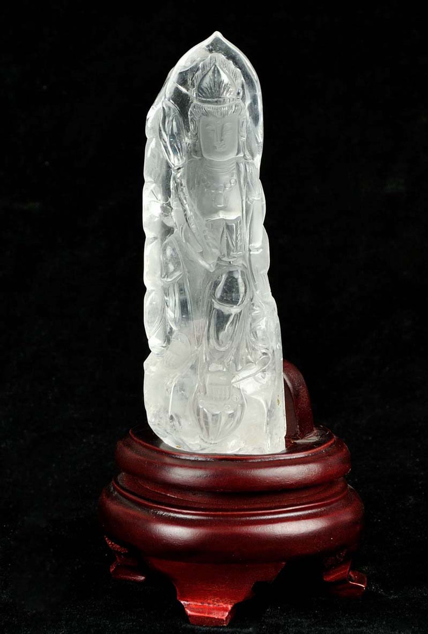 Crystal Quartz Guanyin Statue