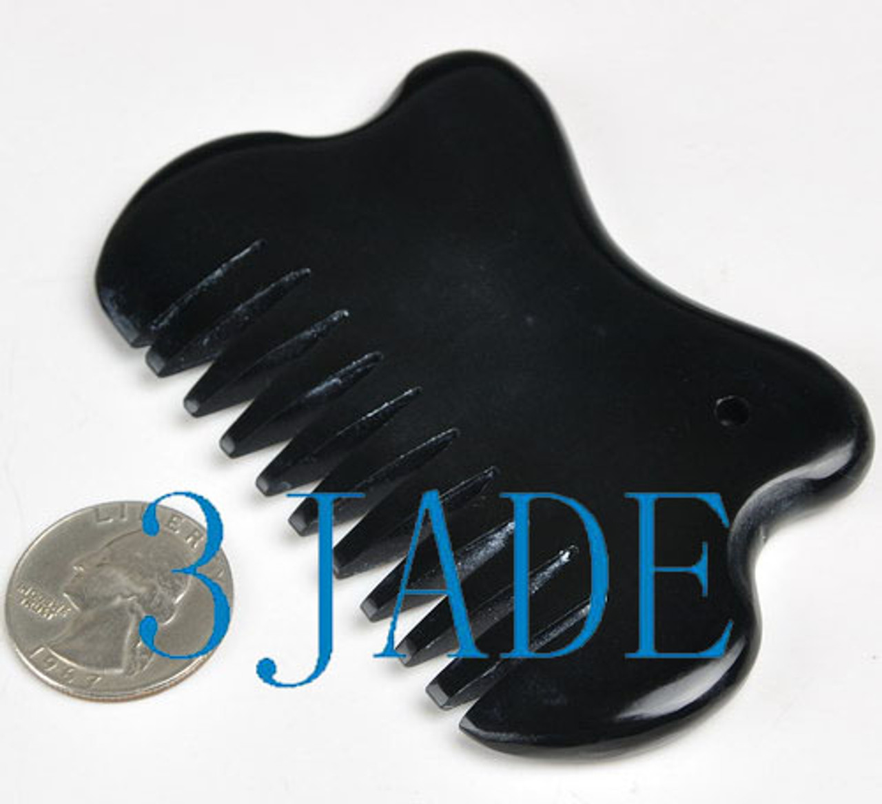 Natural Sinbi Bian-Stone Comb - Bianstone Therapy -Z012312