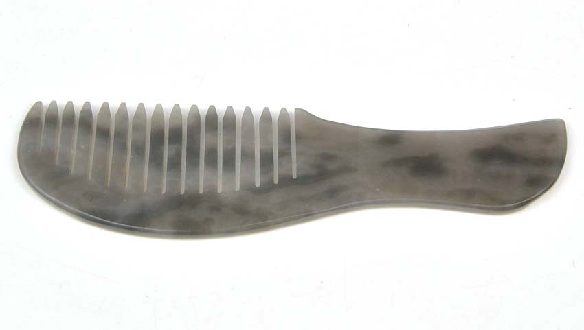 Hetian jade comb