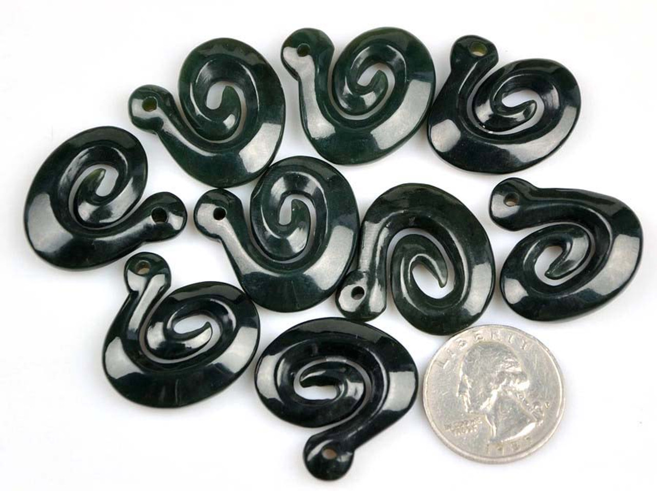 Nephrite Jade Koru