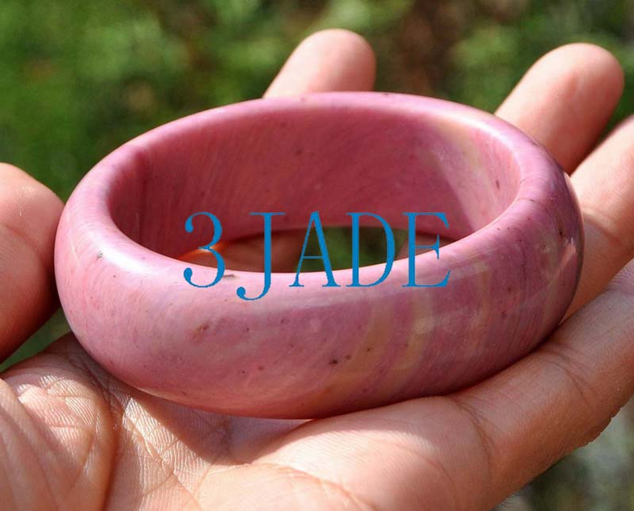 chunky pink bangle