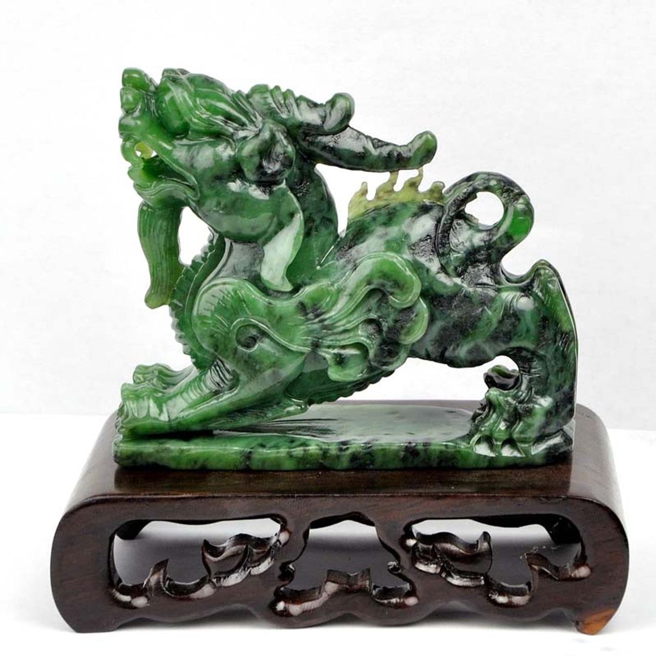green jade Pixiu statue