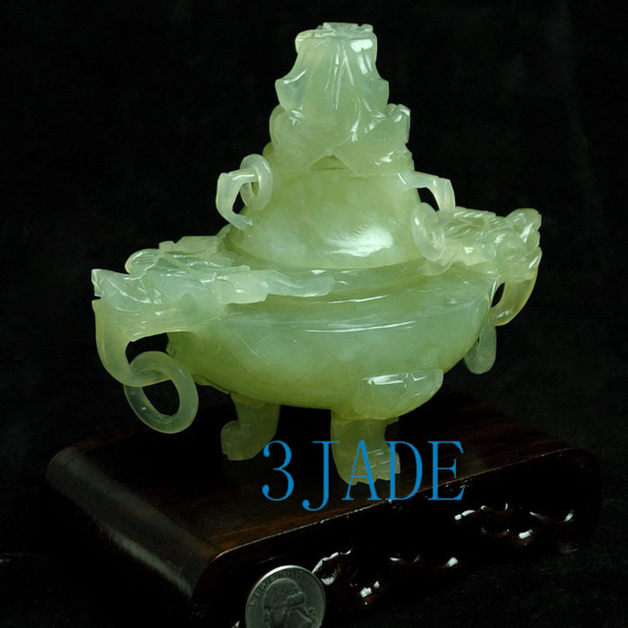 Serpentine Chinese Censer